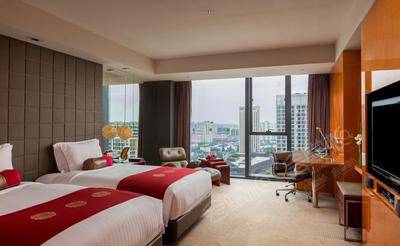 上海世博洲际酒店洲际高级双床房基础图库3